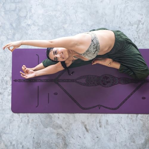 Liforme Printed Yoga Mat 6mm – Premium Eco-Friendly with Alignment System — view 8