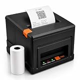 Impressora Térmica SI-180M 80mm USB LAN 220mm/s com Guilhotina Automática Não Fiscal ESC/POS Delivery PDV — Kit com 2 Bobinas