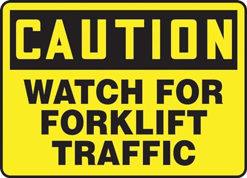 Panneau de sécurité aluminium Forklift pour éviter les collisions en zone logistique