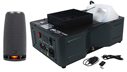 adj American DJ Fog Fury Jett 700W Vertical Fog Machine w/12 LED+DMX+Remote+RockShip