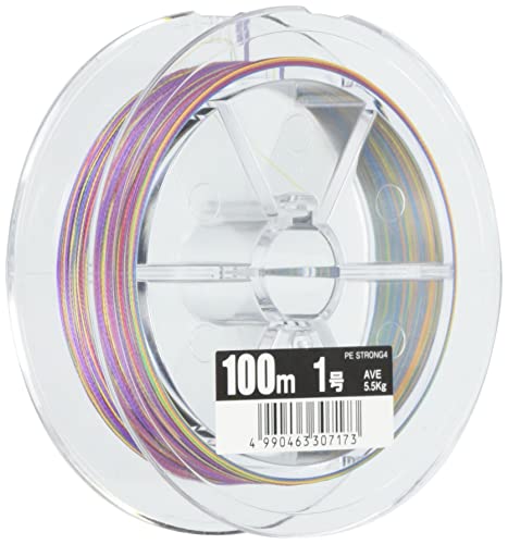 ヤマトヨテグス(YAMATOYO) PEライン PEストロング4 100m 1号 5.5kg 4本 5色(1m・5mマーク) 1枚目
