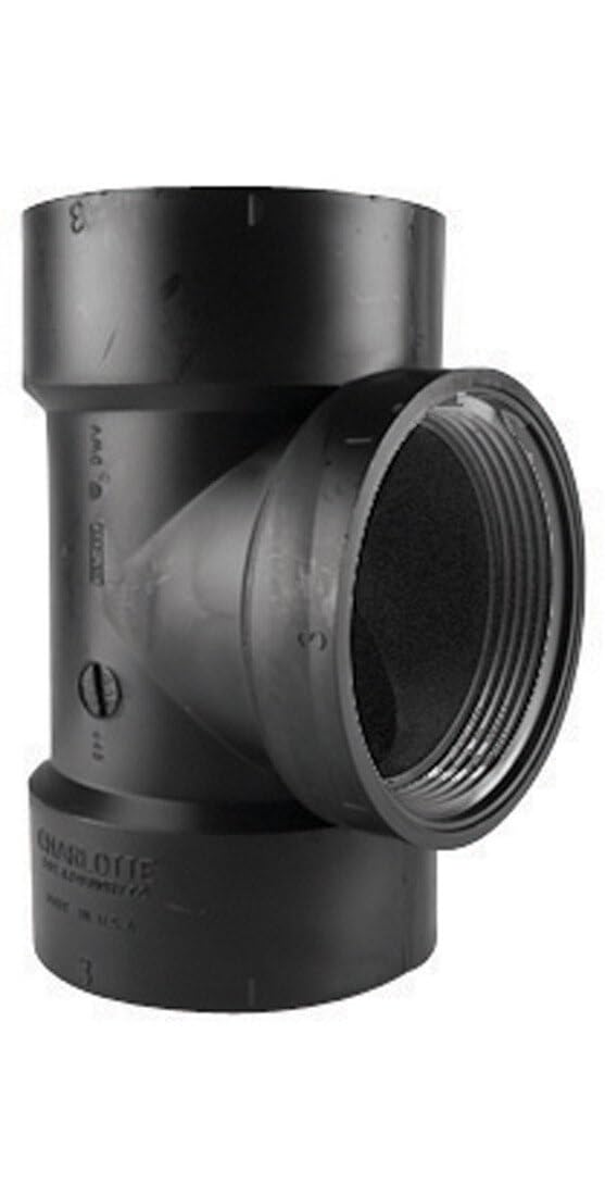 Amazon.com: Charlotte Pipe 3 in. Hub x 3 in. Dia. Hub ABS DWV