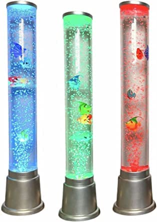Tall Colour Changing Bubble Fish Floor Lamp