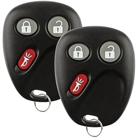 Discount Keyless Replacement Key Fob Car Keyless Entry Remote for Yukon Tahoe Suburban Silverado Sierra Avalanche Escalade LHJ011 (2 Pack) Cover