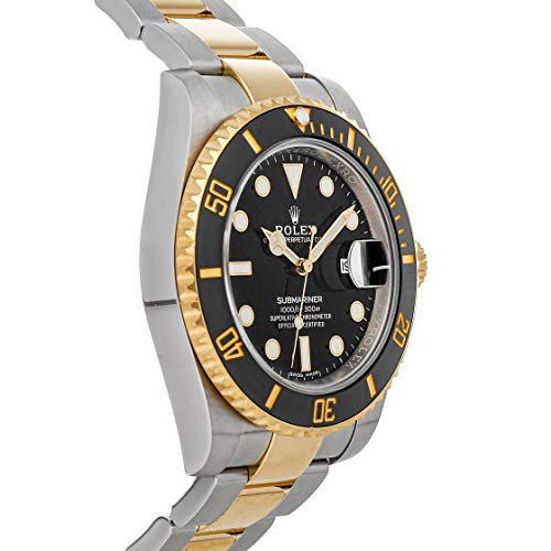 Rolex Submariner Date Black Dial Yellow Gold/Steel Men's Watch 116613LN-00014