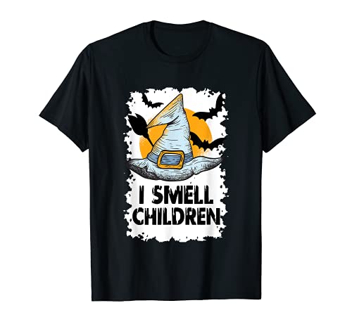 I Smell Kinder Shirt Lustige Hexen Halloween Kostüm T-Shirt