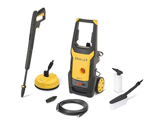 Stanley Idropulitrice ad Alta Pressione SXPW14PE con Patio Cleaner e Spazzola Fissa (1400 W, 110 bar, 390 l/h)