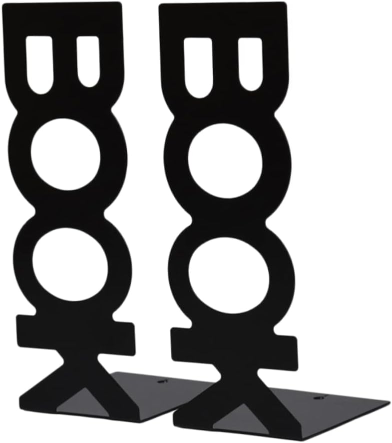 NUOBESTY 4pcs Vantage Bookends Frame Bookends Holder Stand Desktop Bookend Bookends Shelves Book Stopper Tabletop Bookshelf Book Shelf Holder Vintage Bookshelf Book Ends for Organizer Strip