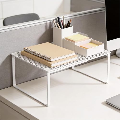 Séparateur d'étagère de placard empilable pour optimiser le rangement - 4