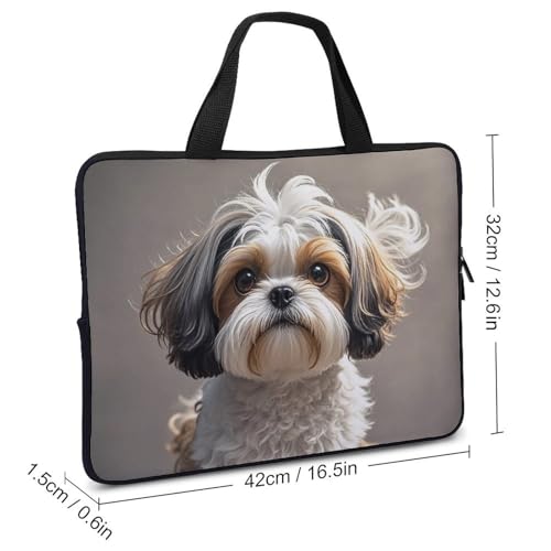 Housse ordinateur Shih Tzu pour pochette tablette chien