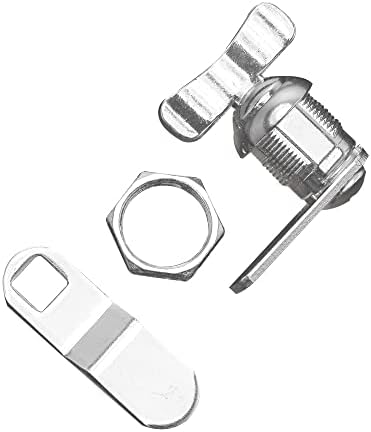 Prime Products 18-3060 5/8" Thumb Operated Lock with Straight and Offset Cam,Gold