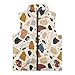 Watdotory Fashion Print Fleece Vest Cozy Boys 3T Lightweight & comfy—perfect for preschoolers’ active days