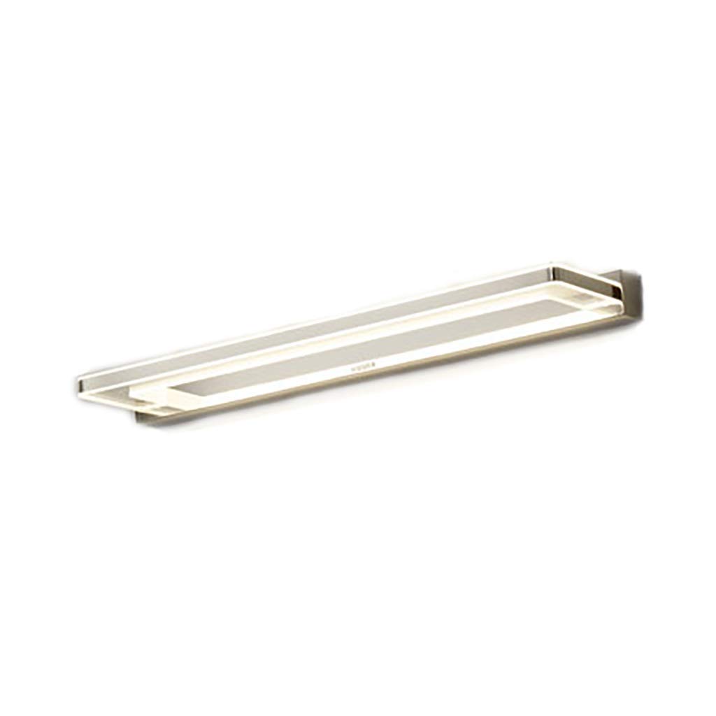 Luz sobre espejo para baño Espejo iluminado clasificado con efecto de iluminación de luz natural para Vanity Bathroom Wall(B)
