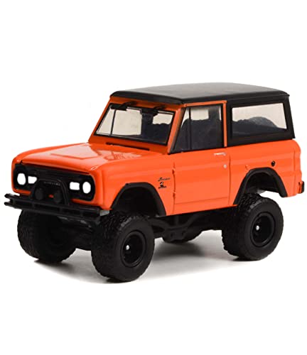 1967 Bronco Custom Orange con techo negro escala 1:64 miniatura 2
