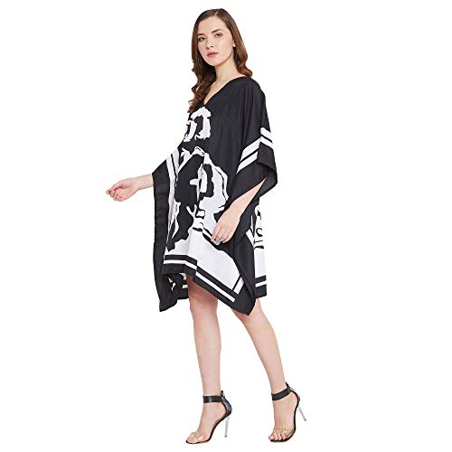 Oussum African Dashiki Caftan Tunic Tops Kimono Dress Summer Evening Plus Size Kaftan Cover-Up for Women4