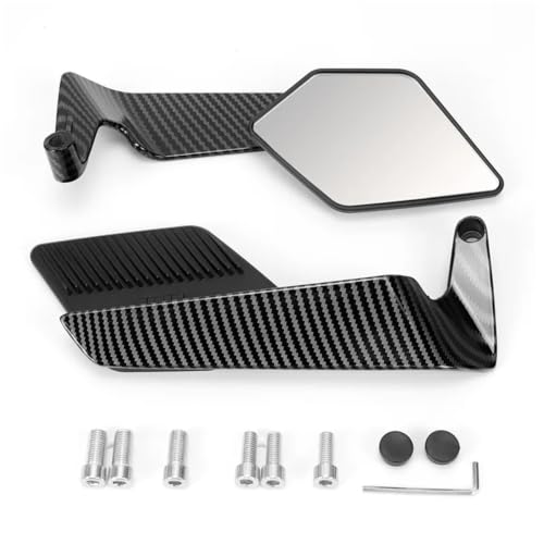 Retrovisores moto ajustable con ala invisible aerodinámica para Aprilia Tuono