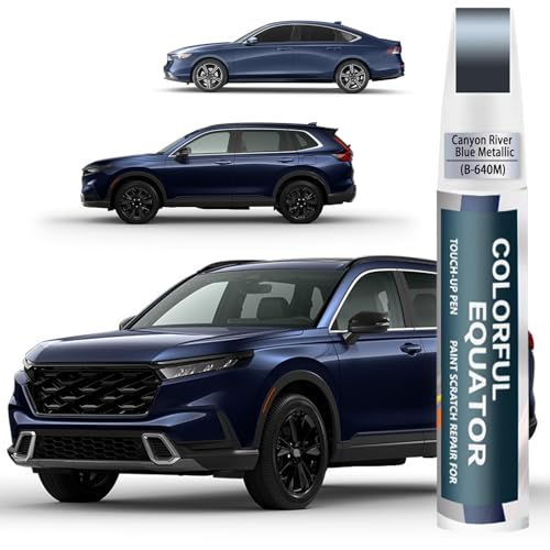 Image of Canyon River Blue Metallic(B-640M) Touch Up Paint Compatible with Honda, Car Paint Pen Scratch Repair Two-In-One Touch Up Paint, Premium Car Scratch Remover for Deep Scratches