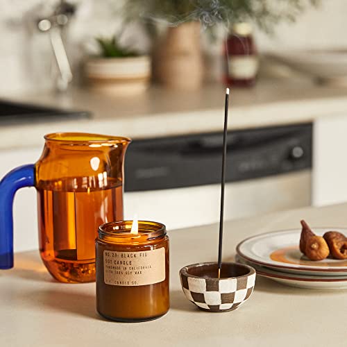 P.f. Candle Co. Black Fig Classic Scented Hand-Dipped Incense Sticks (2-Pack) 1 Hour Burn Time, Charcoal-Based #TOP3