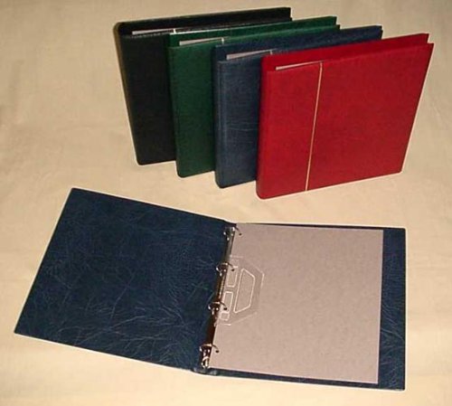 KOBRA Ringbinder Nr P blau classeur de collection pour ranger timbres et cartes