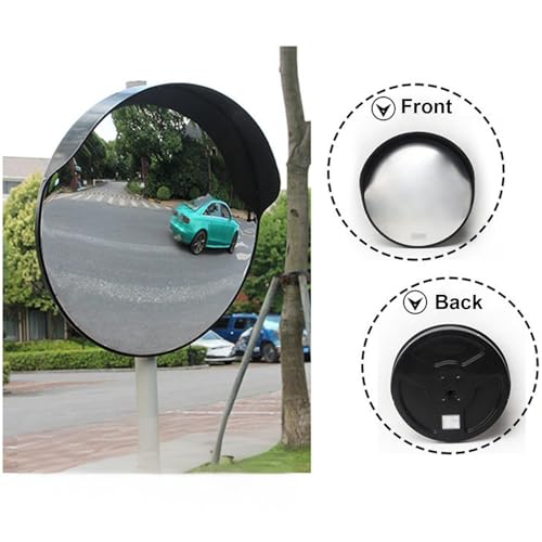 Miroir de sécurité pour allées et sorties de garage éliminant les angles morts de votre maison - 5