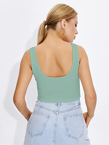 Image of Shasmi Women's & Girls' Solid Sweet Heart Neck Slim Fit Simplicity Tops (TOP 50)