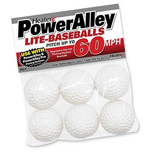 Balles Power Alley Lite Ball Trend Sports baseball entraînement machine lot de 6