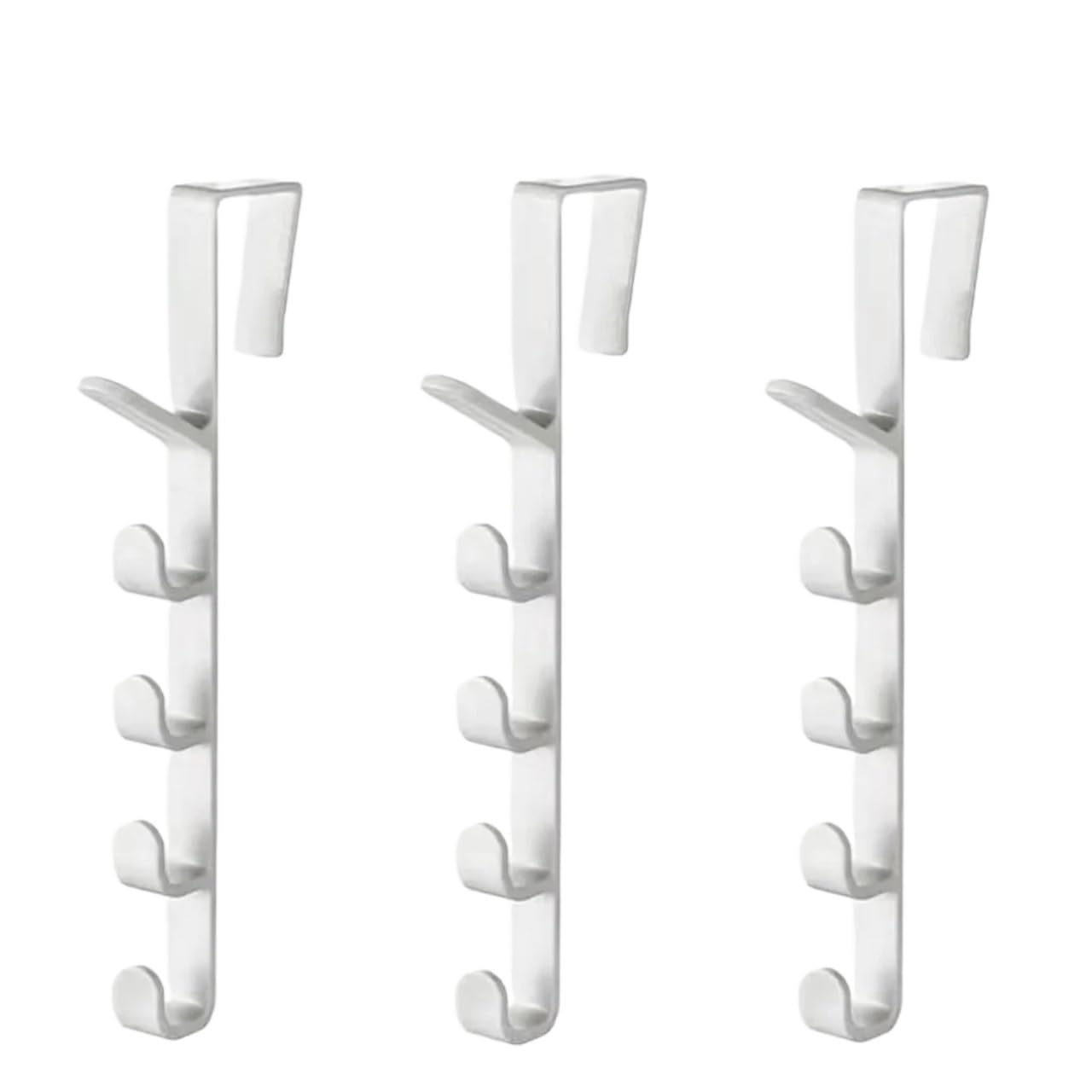 FGUJSUR Coat Hooks 3Pcs Behind The Door Coat Hook Hanger