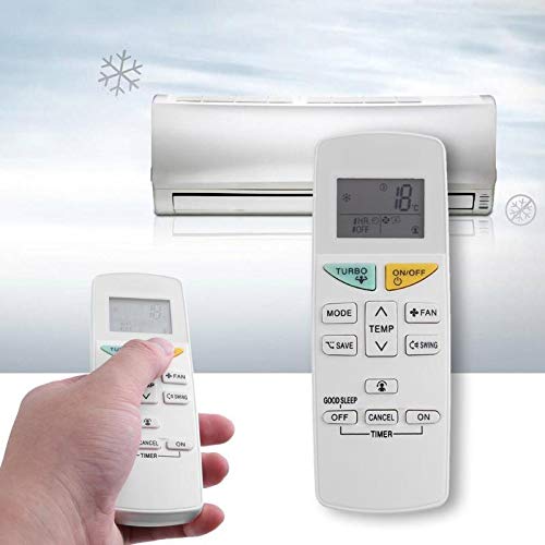 Phoncoo ARC470A1 remote controller in use with an air conditioner