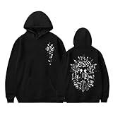 iPeTata Hoodie Game Print Merch Hoodies Fashion Sweatshirt For Women Men Black
