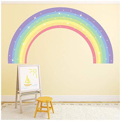 azutura Scintillait Arc en Ciel Sticker Muraux Disponible en 8 Tailles Numérique