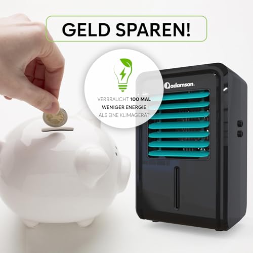 Adamson B10 Bed Cooling System - Twin 75' L x 39“ W - 100% Baumwolle Matratze Kühlung Bett-Pad für Nachtschweiß - Wasser Bett Kühler Ideal für heiße Schläfer - 5-Jahres-Garantie - Aqua