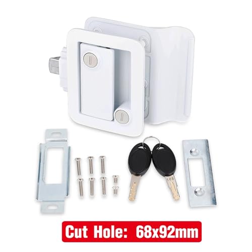 Cerradura de seguridad para RV con cerrojo anti-intrusión y llave de computadora 3