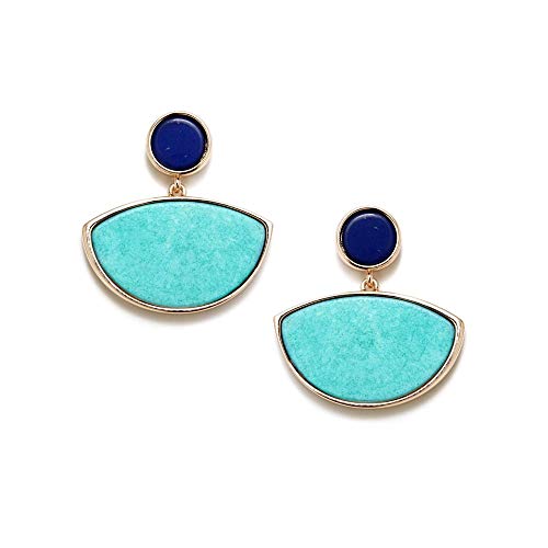 Pendientes Pertegaz PER2716 colección Lúxor metal bañado piedras abanico acabado e-coating