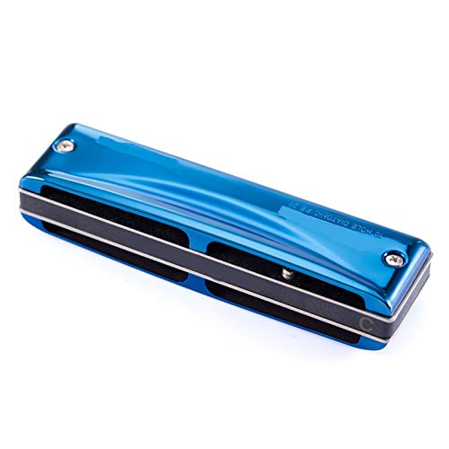 KIRANDIE 10 Trous Blues Harmonica Diatonic Blues Blues Bleu Bleu Professionnel Instrument de Musique clé de C/DB/D/EB/E… - Les Beatles, Paul McCartney, John Lennon, RIngo Starr, George Harrison KIRANDIE 10 Trous Blues Harmonica Diatonic Blues Blues Bleu Bleu Professionnel Instrument de Musique clé de C/DB/D/EB/E… – Image 5