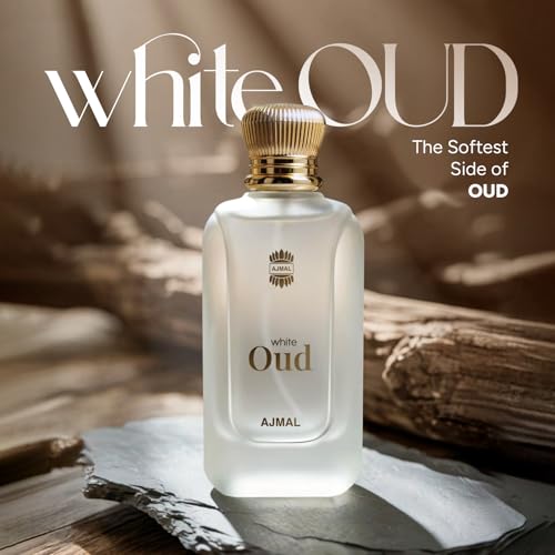 Image of Ajmal White Oud Eau De Parfum 100ML - Floral Woody Musky Long Lasting Perfume for Men & Women | Unisex Luxury Fragrance