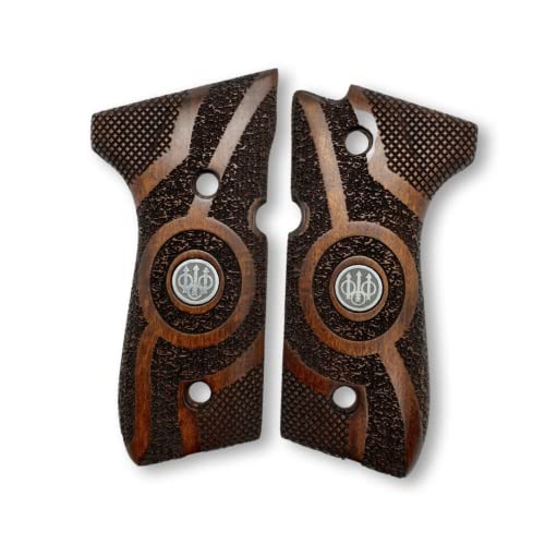 Zib Grips Wooden Handmade Grips for Beretta 92 Series, M9, Girsan Regard MC, Cachas para 9mm