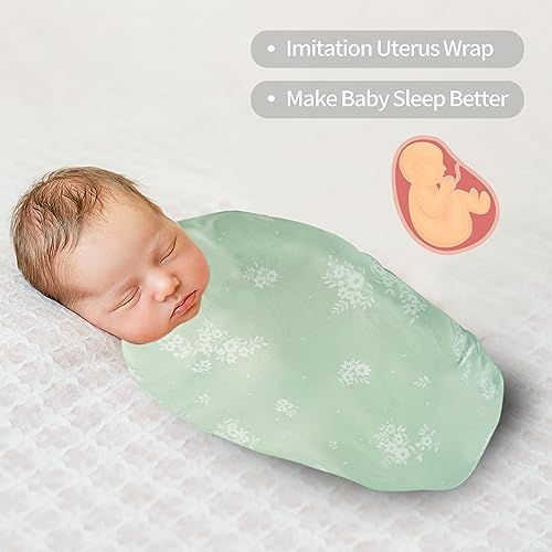 Image of Viviland Jersey Swaddle Blanket, Ultra Soft Stretchy Receiving Blanket, Newborn Swaddle Wrap for Boys & Girls, 40 x 30 inches, 2 Pcs