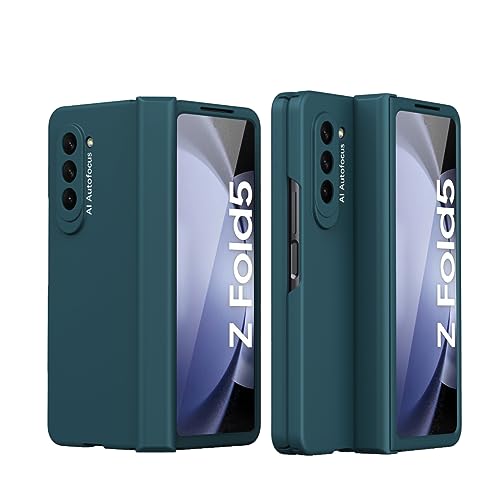 Coque verte Galaxy Z Fold 5 idéale pour sécuriser votre écran et charnière en déplacement