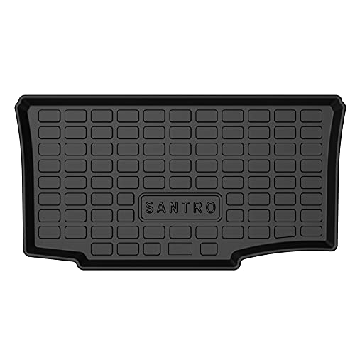 Image of GFX Trunk Boot Dicky Mat Rear Mats (After-Market) Compatible with Santro (2018-2021) Black