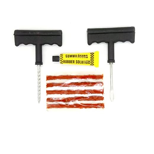 Kit Reparo Remendo Pneu Sem Câmara Carro Moto socorro