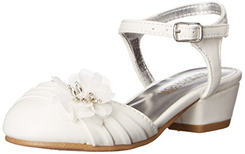 Kenneth Cole Reaction Belle Flower-T Dress Shoe (Toddler/Little Kid), White, 10 M US Toddler