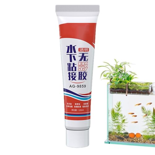 Sellador de pegamento para acuario, adhesivo transparente y resistente al agua, fijación flexible de articulación, conexión de sellado de larga duración, tanques de pescado, reparación marina de cubo