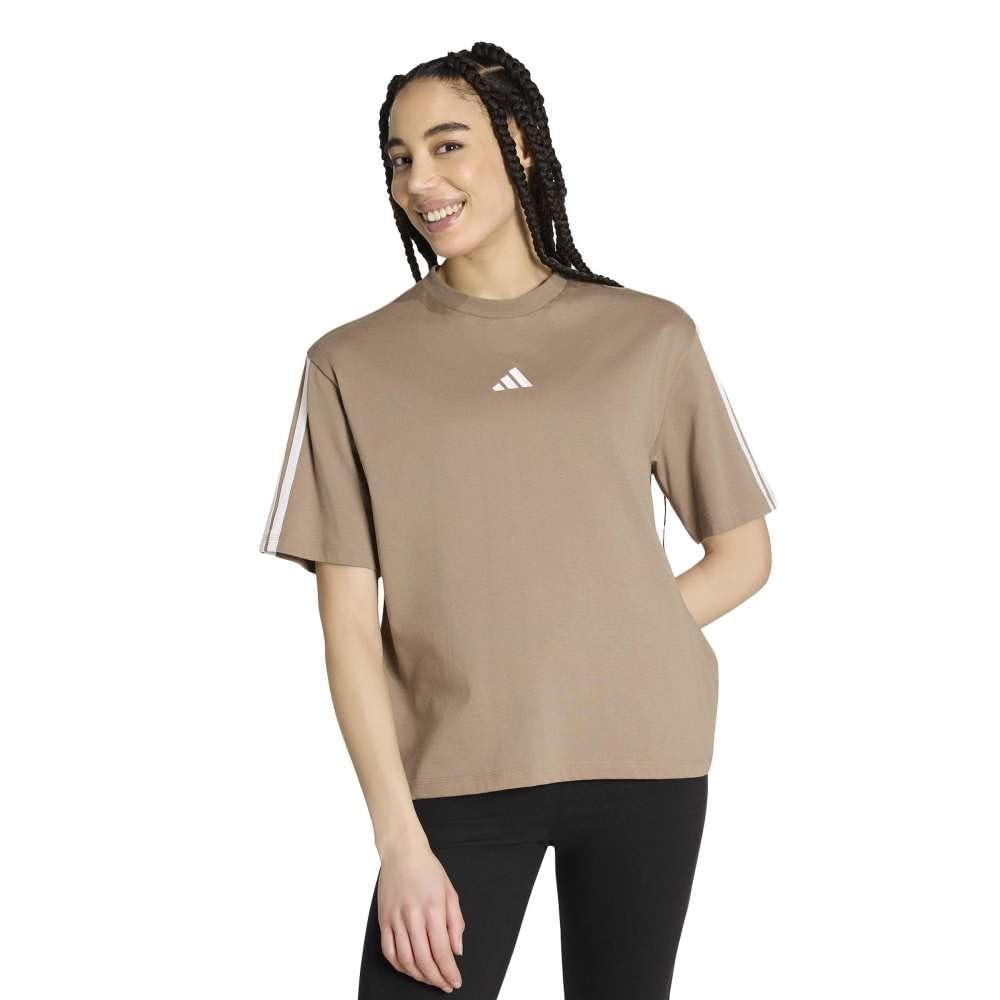 adidas Essentials 3-Stripes Boyfriend Camiseta Mujer (Pack de 1)