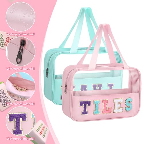 Bolsas para fichas Mahjong americanas 2 pzas miniatura 4