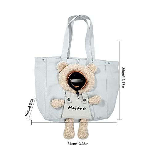 Saco de transporte do gato da lona | Saco de transporte de cão bonito | Bolsa de peito pequena para