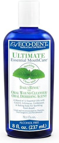 Eco- Dent Daily Rinse Ultimate Essential Mouth Care, Sparkling Clean Mint, 8 fl oz (237 ml) (Pack of 2 image 5