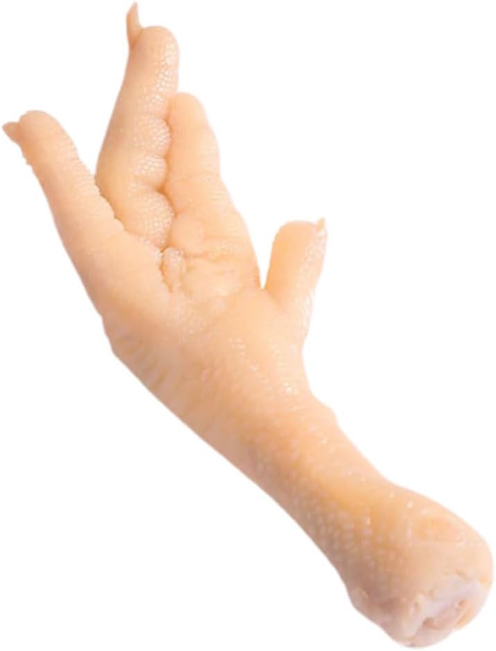 KICHOUSE Realistic Fake Chicken Feet Model 5.82X1.88X1.88In for Food Display Photography Props Restaurant Decor Tabletop Party Favor