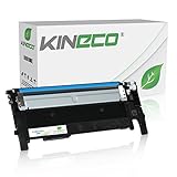 Kineco Toner kompatibel mit Samsung CLP-360 für Samsung Xpress C460W/TEG, Xpress C410W, CLP-365/SEE CLP-365, CLX-3305/XEG CLX-3305, CLX-3305FN/TEG CLX-3305FN - CLT-C406S/ELS - Cyan 1.000 Seiten