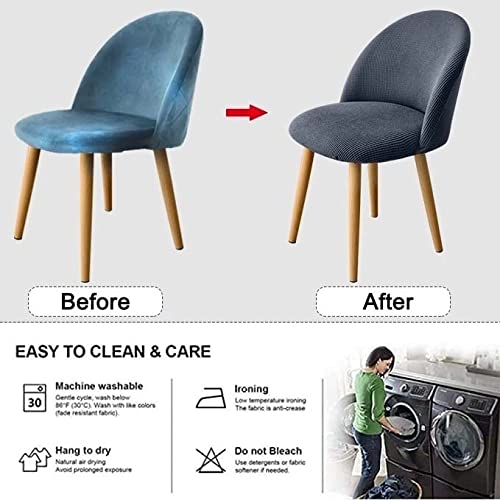 Coprisedia ad arco di Conchiglia Scandinavia per sala da pranzo, 1/2/4 pezzi, colore: grigio beige