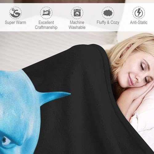 Couverture requin flannel idée cadeau originale pour lit enfant et bébé - 4